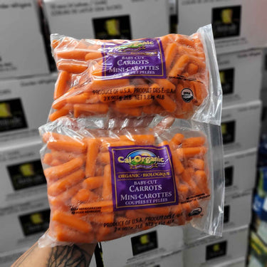 Image of Organic Baby Peeled Carrots - 1 x 1.8 Kilos